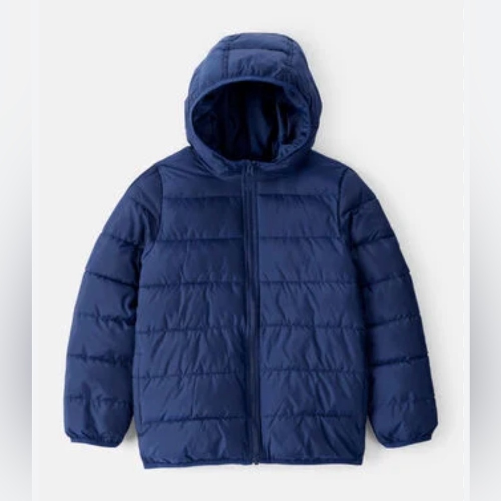 Carter's Classic Navy Sherpa lined winter coat in 3T